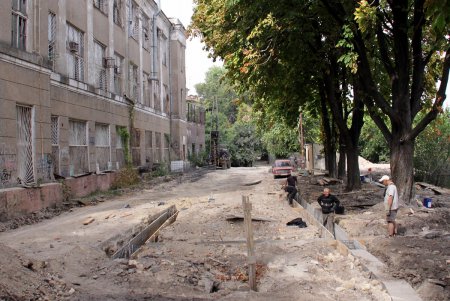Как реконструируют бульвар Жванецкого (фоторепортаж)