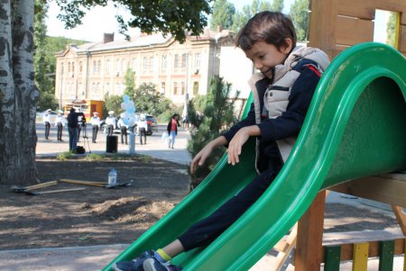 Открытие благоустроенного сквера «За мир» (фоторепортаж)