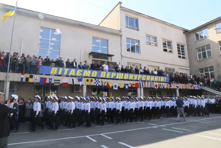 Первокурсники одесской мореходки приняли присягу (фото)
