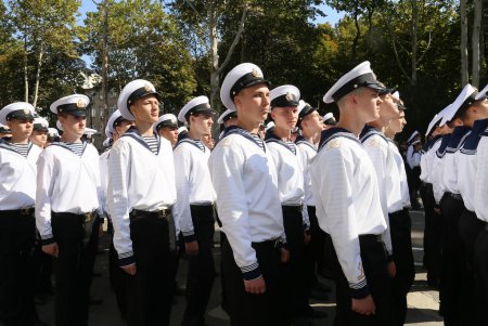 Первокурсники одесской мореходки приняли присягу (фото)