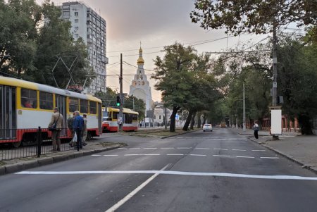 Дорожную разметку обновили в исторической части города и на Фонтанской дороге (фото)