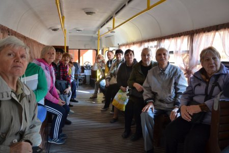 Горожане с нарушениями слуха посетили музей «Одесгорэлектротранса» (фото)