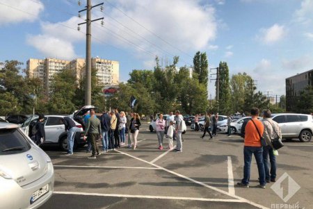Жители Одессы и гости привлекли внимание к экологическому виду транспорта (фото)