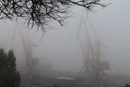 Одесса снова погрузилась в туман (фоторепортаж)