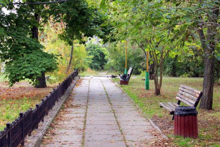 Любуемся осенью: прогулка по территории санатория им. Горького (фоторепортаж)