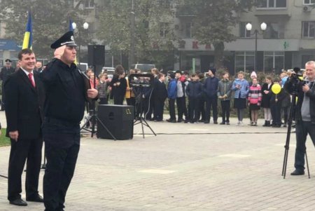Одесская патрульная полиция получила новые автомобили, а лучшие сотрудники — ценные подарки (фото)