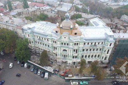 Реставрация фасада дома Руссова — на финишной прямой (фото)
