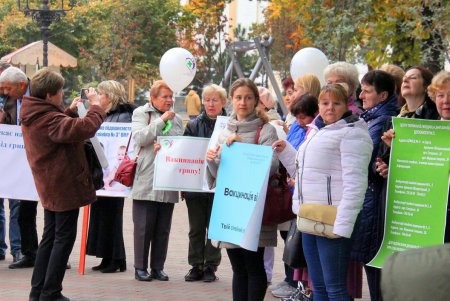 Флешмоб медработников «Защити себя от гриппа» (фоторепортаж)
