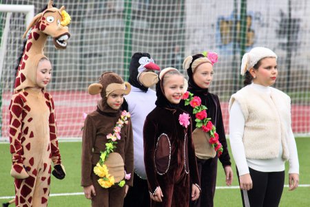 Для школьников Малиновского района открыли многофункциональный стадион (фоторепортаж)