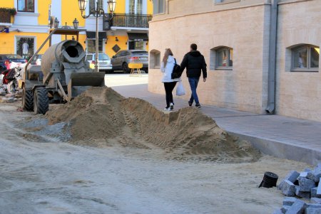 Как завершается капитальный ремонт в Воронцовском переулке (фоторепортаж)