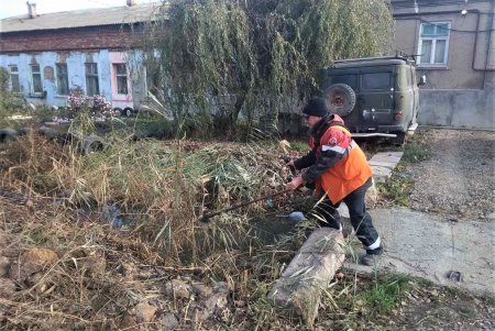 Коммунальщики моют остановочные комплексы и восстанавливают плиточное покрытие по улицам города (фото)