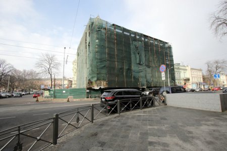 Реставрация Дома Либмана идет полным ходом (фото)