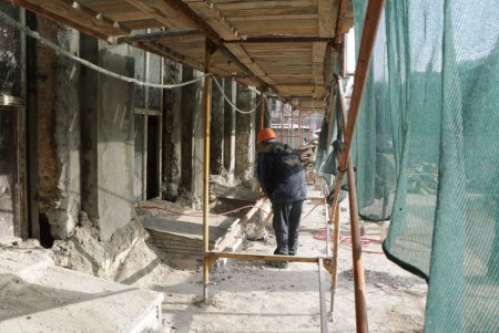 Реставрация Дома Либмана идет полным ходом (фото)