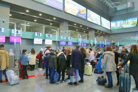 Новый терминал аэропорта Одессы обслуживает вылет международных рейсов (фоторепортаж)