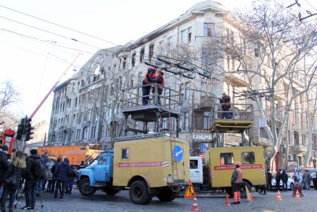 Пожар на Троицкой: второй день трагедии (фоторепортаж) 