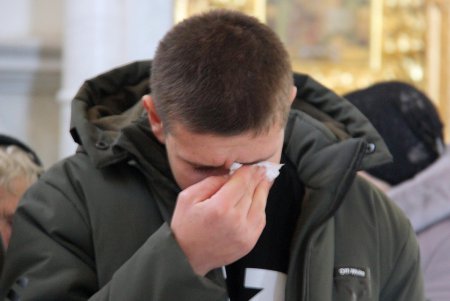 В Одессе попрощались со спасателем, погибшим в результате пожара на Троицкой (фоторепортаж)