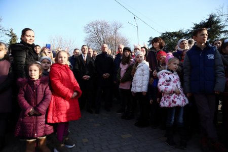 В День Святого Николая в парке Победы появился свой «капитанский» мостик (фото) 
