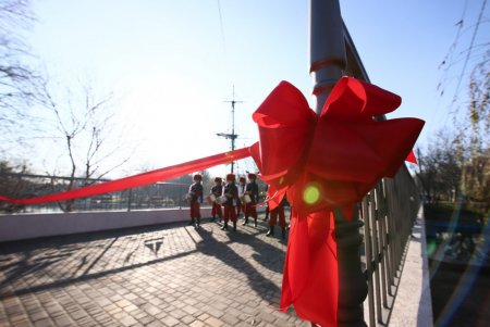 В День Святого Николая в парке Победы появился свой «капитанский» мостик (фото) 