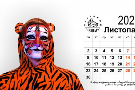 Одесский зоопарк выпустил календарь на 2020 год: в образе животных снялись его работники (фото) 