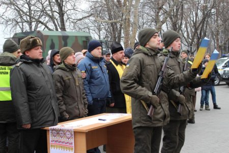 На Приморском бульваре принесли присягу Нацгвардейцы (фото)