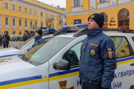 На Приморском бульваре принесли присягу Нацгвардейцы (фото)