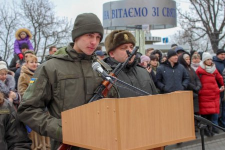 На Приморском бульваре принесли присягу Нацгвардейцы (фото)