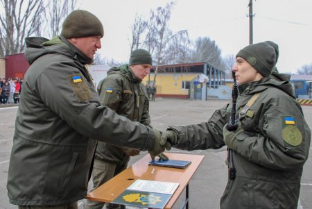 На Приморском бульваре принесли присягу Нацгвардейцы (фото)