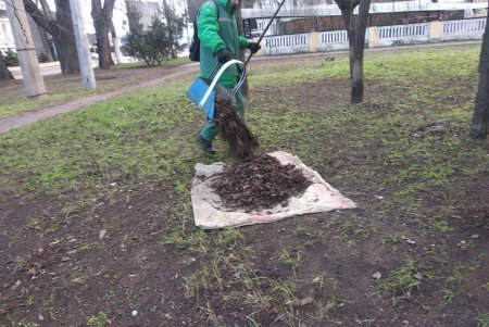 Праздники не помеха: коммунальщики приводят в порядок улицы и парки города (фото)