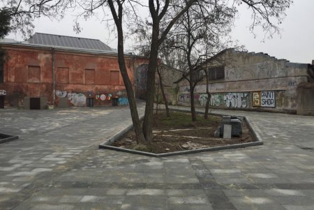 Ремонт бульвара Жванецкого продолжается: сейчас укрепляют склоны (фото)
