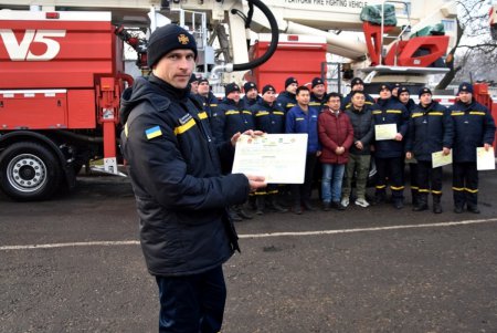 Одесские спасатели получили новое оборудование из КНР и обучились на нем работать (фото)