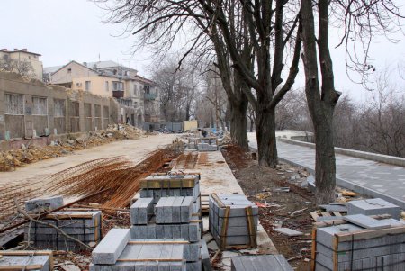 Бульвар Жванецкого: капитальный ремонт продолжается (фоторепортаж) 