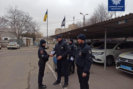 В одесской патрульной полиции стало на 30 офицеров больше (фото)