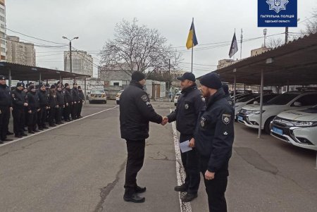 В одесской патрульной полиции стало на 30 офицеров больше (фото)