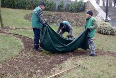 За чистотой в парках и скверах коммунальщики следят ежедневно (фото)