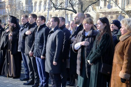 Одесситы отмечают День Соборности Украины (фоторепортаж)