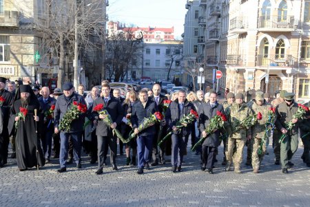 Одесситы отмечают День Соборности Украины (фоторепортаж)