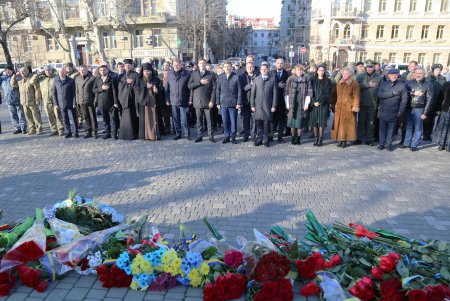 Одесситы отмечают День Соборности Украины (фоторепортаж)