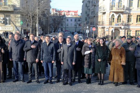 Одесситы отмечают День Соборности Украины (фоторепортаж)