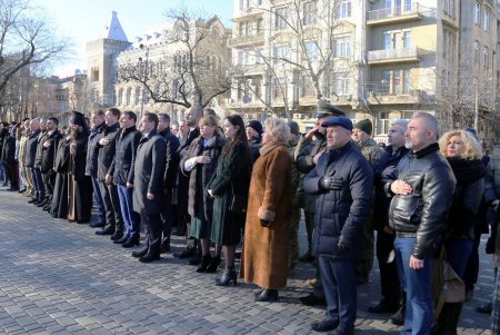 Одесситы отмечают День Соборности Украины (фоторепортаж)