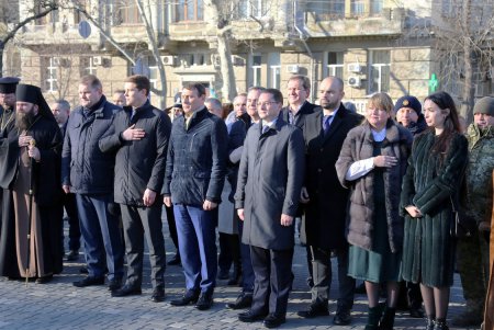 Одесситы отмечают День Соборности Украины (фоторепортаж)