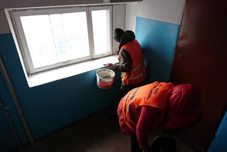 Плохие погодные условия не помешали генеральной уборке в Киевском районе (фото) 