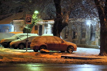 Зима пришла: в Одессе выпал снег (фоторепортаж)