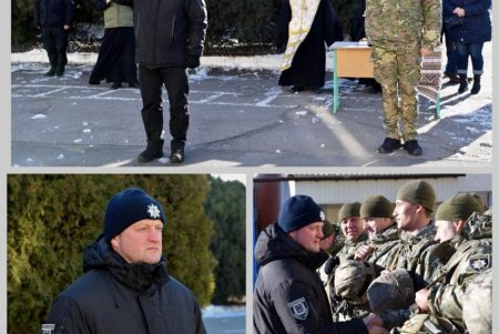 Бойцы батальона «Шторм» отправились на Донбасс охранять общественный порядок (фото)