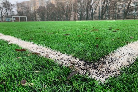 Реконструкция школьного стадиона на Слободке подходит к концу (фото)