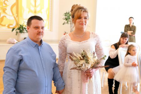 День влюбленных: в одесском ЗАГСе выступил оркестр Нацгвардии (фоторепортаж)
