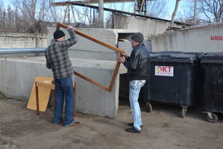Вторая в городе площадка для сбора негабаритного мусора открылась в Малиновском районе (фото)