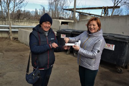 Вторая в городе площадка для сбора негабаритного мусора открылась в Малиновском районе (фото)