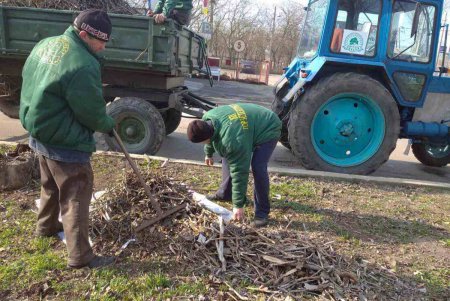 Коммунальщики навели чистоту в центре и на городских въездах (фото)
