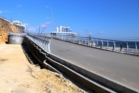 Велопешеходная эстакада Трассы здоровья – почти готова (фоторепортаж)