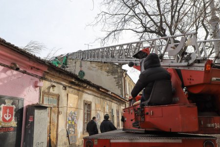 Городской голова Геннадий Труханов побывал во дворе дома, пострадавшего от падения дерева, и пообщался с жильцами (фото)